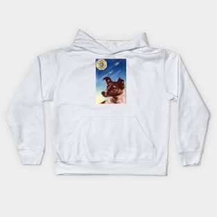 1958 Laika, First Dog in Space Kids Hoodie